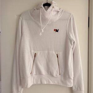 Aviator Nation white Ninja Hoodie with Logo